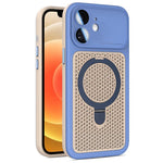 Custodia Armor Shield con rete di raffreddamento e supporto magnetico per iPhone