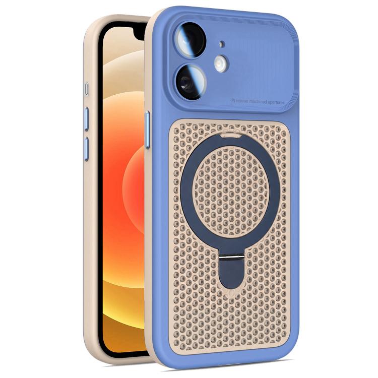 Custodia Armor Shield con rete di raffreddamento e supporto magnetico per iPhone