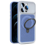 Custodia Armor Shield con rete di raffreddamento e supporto magnetico per iPhone