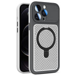 Custodia Armor Shield con rete di raffreddamento e supporto magnetico per iPhone
