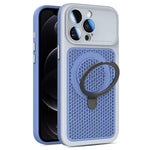 Custodia Armor Shield con rete di raffreddamento e supporto magnetico per iPhone