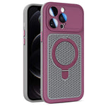 Custodia Armor Shield con rete di raffreddamento e supporto magnetico per iPhone