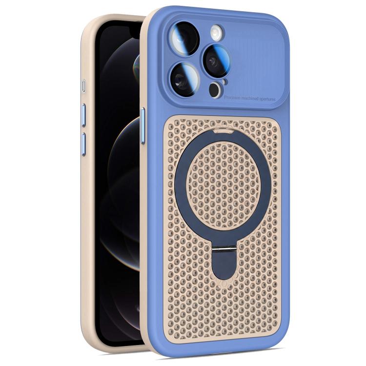 Custodia Armor Shield con rete di raffreddamento e supporto magnetico per iPhone