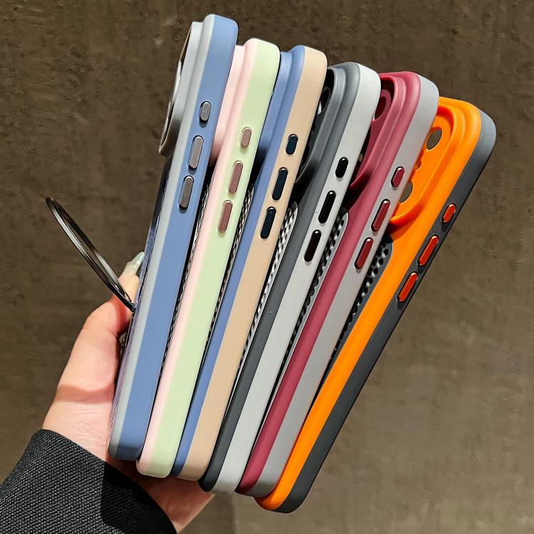 Custodia per telefono Armor Shield con rete di raffreddamento e supporto magnetico, con pellicola protettiva per l'obiettivo., For iPhone 17 Pro Max, For iPhone 17 Pro, For iPhone 17, For iPhone 16 Pro Max