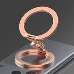 Supporto magnetico per telefono con giroscopio a punta di dita, completamente pieghevole, in versione galvanizzata.