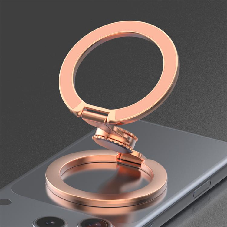 Supporto magnetico per telefono con giroscopio a punta di dita, completamente pieghevole, in versione galvanizzata.