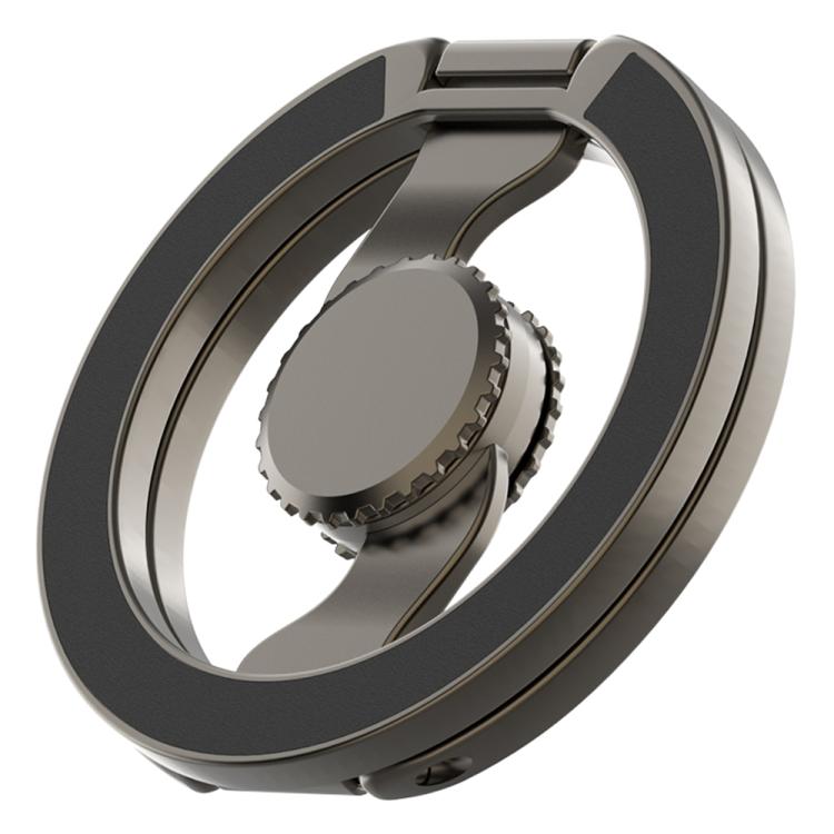 Supporto magnetico per telefono con giroscopio a punta di dita, completamente pieghevole, in versione galvanizzata.