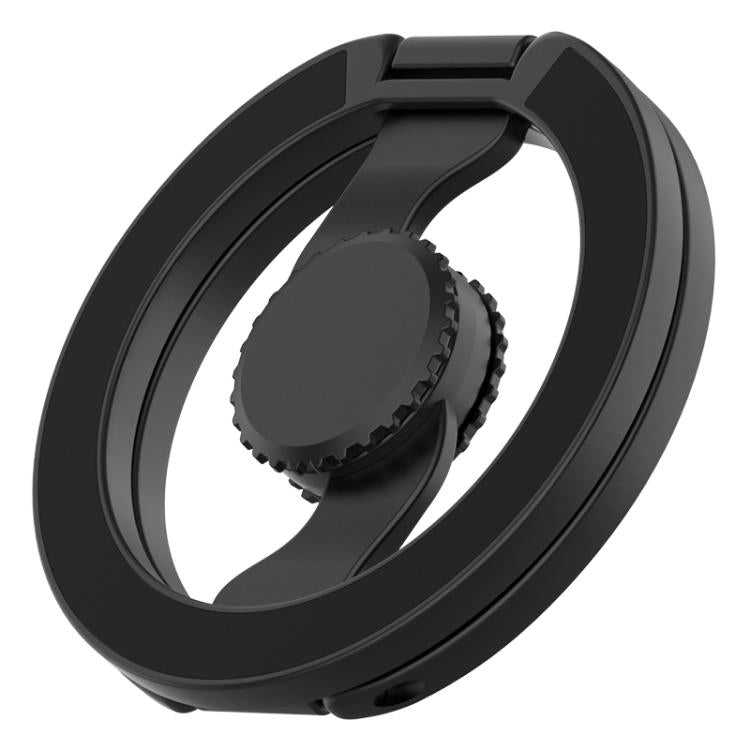 Supporto magnetico per telefono con giroscopio a punta di dita, versione verniciata, completamente pieghevole.