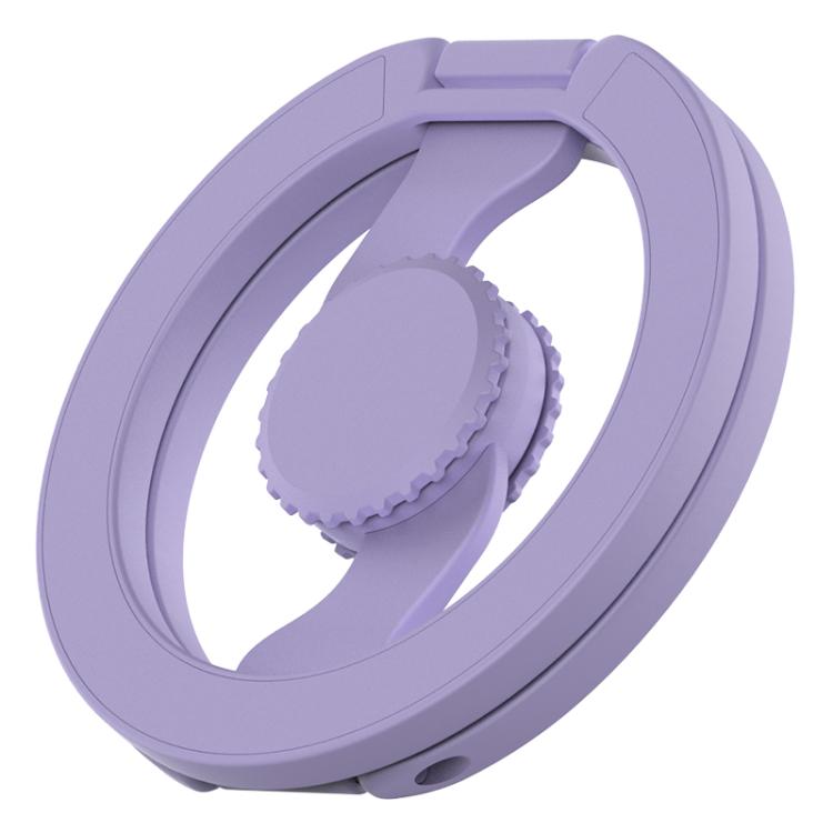 Supporto magnetico per telefono con giroscopio a punta di dita, versione verniciata, completamente pieghevole.