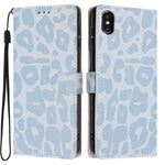 Portafoglio con stampa leopardata in ecopelle per iPhone 11 Pro Max