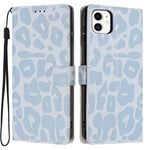 Portafoglio con stampa leopardata in ecopelle per iPhone 11 Pro Max