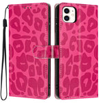 Portafoglio con stampa leopardata in ecopelle per iPhone 11 Pro Max