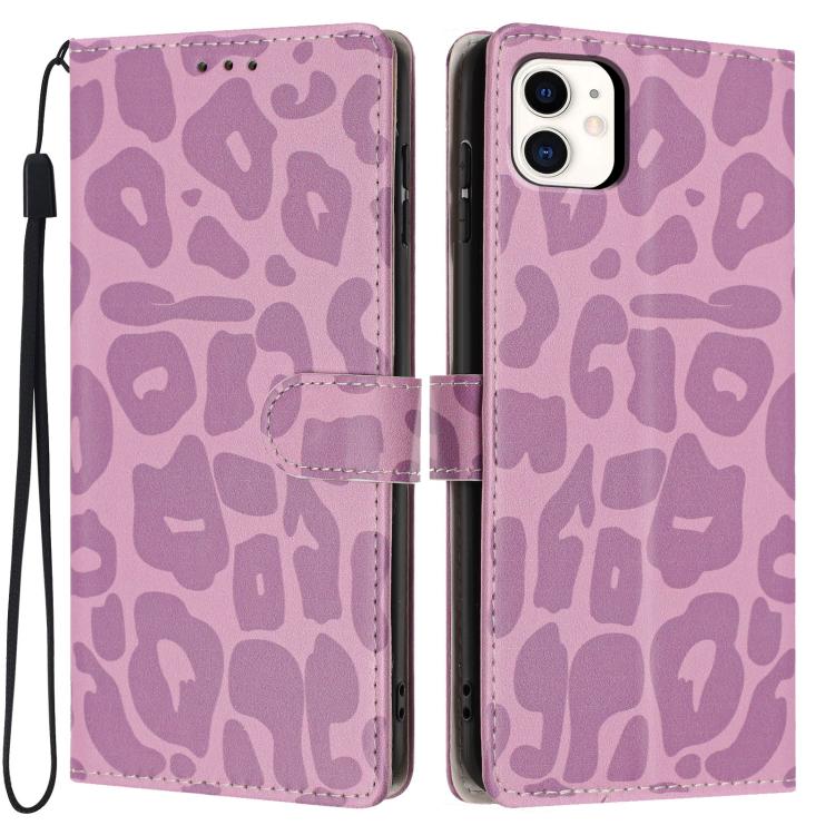 Portafoglio con stampa leopardata in ecopelle per iPhone 11 Pro Max