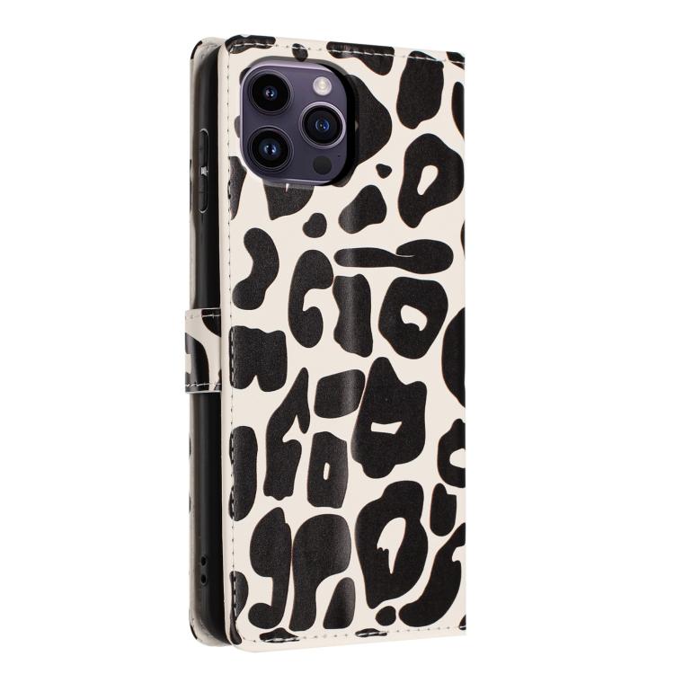 Portafoglio con stampa leopardata in ecopelle per iPhone 11 Pro Max