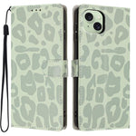 Portafoglio con stampa leopardata in ecopelle con cordino per iPhone 15 Pro e 15