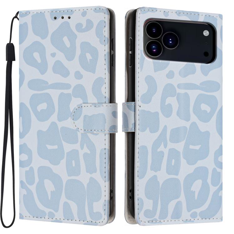 Portafoglio con stampa leopardata in ecopelle con cordino per iPhone 17 Pro