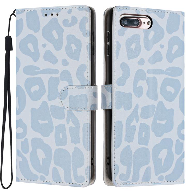 Portafoglio con stampa leopardata in ecopelle con cordino per iPhone XR