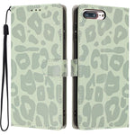 Portafoglio con stampa leopardata in ecopelle con cordino per iPhone XR
