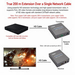 Cavo di prolunga di rete NK-E200 compatibile con HDMI, lunghezza 200 m., AU Plug, EU Plug, UK Plug, US Plug