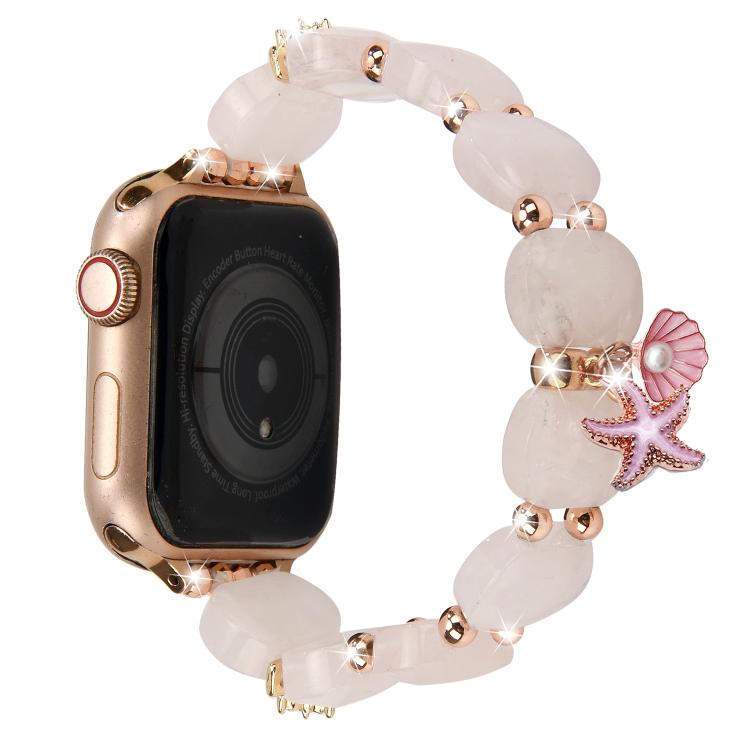 Cinturino per orologio con catena a croce e strass di cristallo, For Apple Watch 46mm / 49mm / 45mm / 44mm, For Apple Watch 42mm / 41mm / 40mm / 38mm
