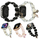 Cinturino per orologio con catena a croce e strass di cristallo, For Apple Watch 46mm / 49mm / 45mm / 44mm, For Apple Watch 42mm / 41mm / 40mm / 38mm