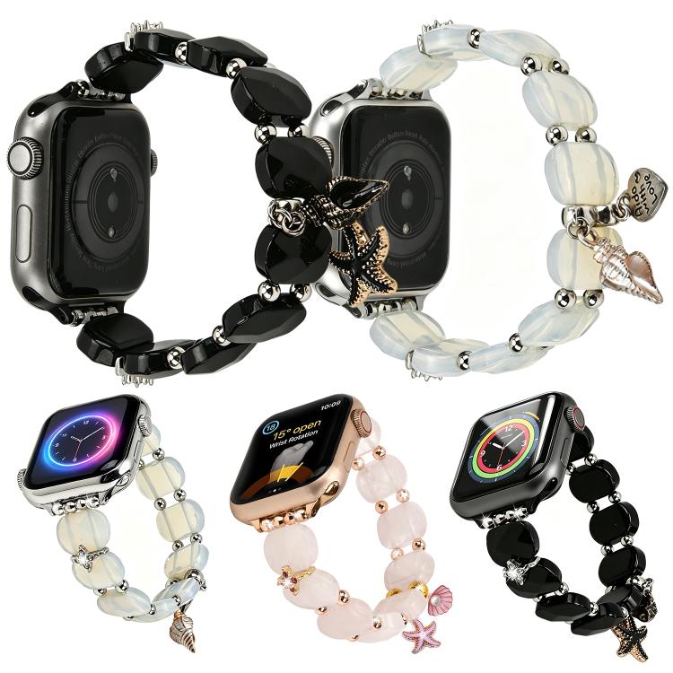 Cinturino per orologio con catena a croce e strass di cristallo, For Apple Watch 46mm / 49mm / 45mm / 44mm, For Apple Watch 42mm / 41mm / 40mm / 38mm