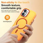 Custodia magnetica bicolore per iPhone 17 con protezione obiettivo