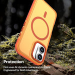 Custodia magnetica bicolore per iPhone 17 con protezione obiettivo