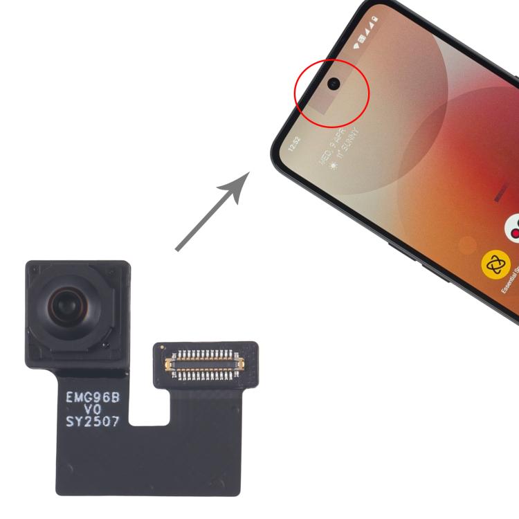 Fotocamera frontale, For Nothing Phone 3a A059, For Nothing Phone 3a Pro A059P, For Nothing Phone 2a A142, For Nothing Phone 1 A063