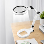 Lente d'ingrandimento da tavolo pieghevole 3B-1G con luce LED per riparazioni.