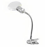 Lente d'ingrandimento universale flessibile da tavolo in metallo 4B-4 con luce LED