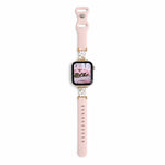 Cinturino per orologio in silicone con chiusura a inversione ibrida in metallo e motivo floreale., For Apple Watch 46mm / 49mm / 45mm / 44mm, For Apple Watch 42mm / 41mm / 40mm / 38mm