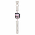 Cinturino per orologio in silicone con chiusura a inversione ibrida in metallo e motivo floreale., For Apple Watch 46mm / 49mm / 45mm / 44mm, For Apple Watch 42mm / 41mm / 40mm / 38mm