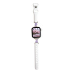 Cinturino per orologio in silicone con chiusura a inversione ibrida in metallo e motivo floreale., For Apple Watch 46mm / 49mm / 45mm / 44mm, For Apple Watch 42mm / 41mm / 40mm / 38mm