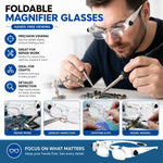7102-360 Occhiali pieghevoli con lente d'ingrandimento a 360 gradi, 7102-360