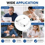 7102-360 Occhiali pieghevoli con lente d'ingrandimento a 360 gradi, 7102-360