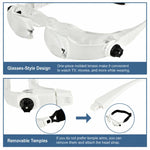 Lente d'ingrandimento regolabile modello 7102-450, stile occhiali., 7102-450