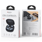 Auricolari Bluetooth Yesido TWS47 2 in 1 TWS con indicatore LED della batteria., TWS47