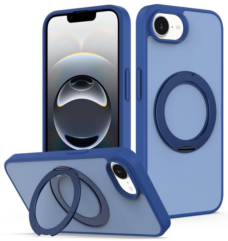 Custodia magnetica con supporto girevole Skin Feel per iPhone 18 Pro