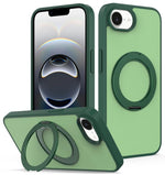 Custodia magnetica con supporto girevole Skin Feel per iPhone 18 Pro