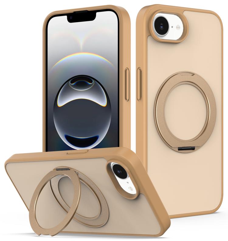 Custodia magnetica con supporto girevole Skin Feel per iPhone 18 Pro