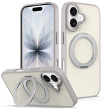 Custodia magnetica con supporto girevole Skin Feel per iPhone 16 e iPhone 15