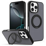 Custodia magnetica con supporto girevole Skin Feel per iPhone 16 e iPhone 15