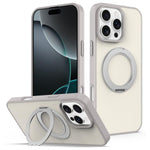 Custodia magnetica con supporto girevole Skin Feel per iPhone 16 e iPhone 15