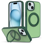 Custodia magnetica con supporto girevole Skin Feel per iPhone 14 e 13