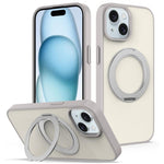 Custodia magnetica con supporto girevole Skin Feel per iPhone 14 e 13