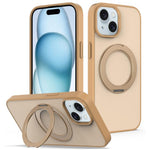 Custodia magnetica con supporto girevole Skin Feel per iPhone 14 e 13