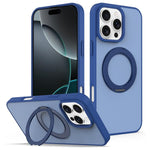 Custodia magnetica con supporto girevole Skin Feel per iPhone 14 e 13