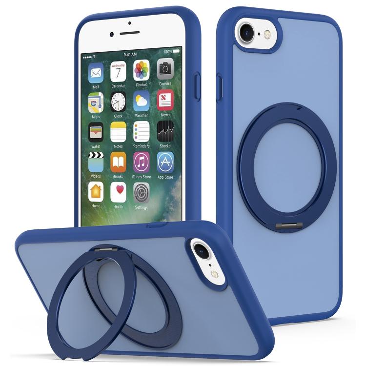 Custodia magnetica con supporto girevole Skin Feel per iPhone 14 e 13