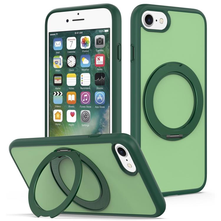Custodia magnetica con supporto girevole Skin Feel per iPhone 14 e 13